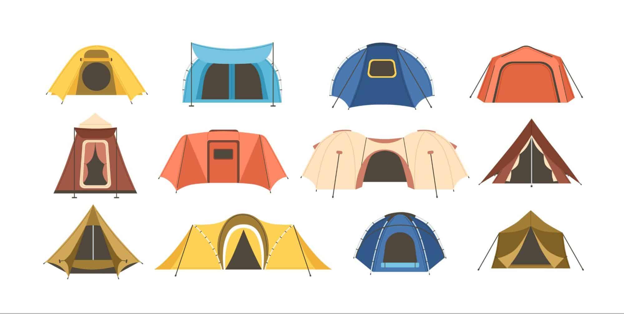 露營帳篷款式多