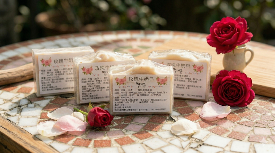 玫瑰牛奶皂